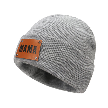 MAMA Warm Winter Knit Beanie