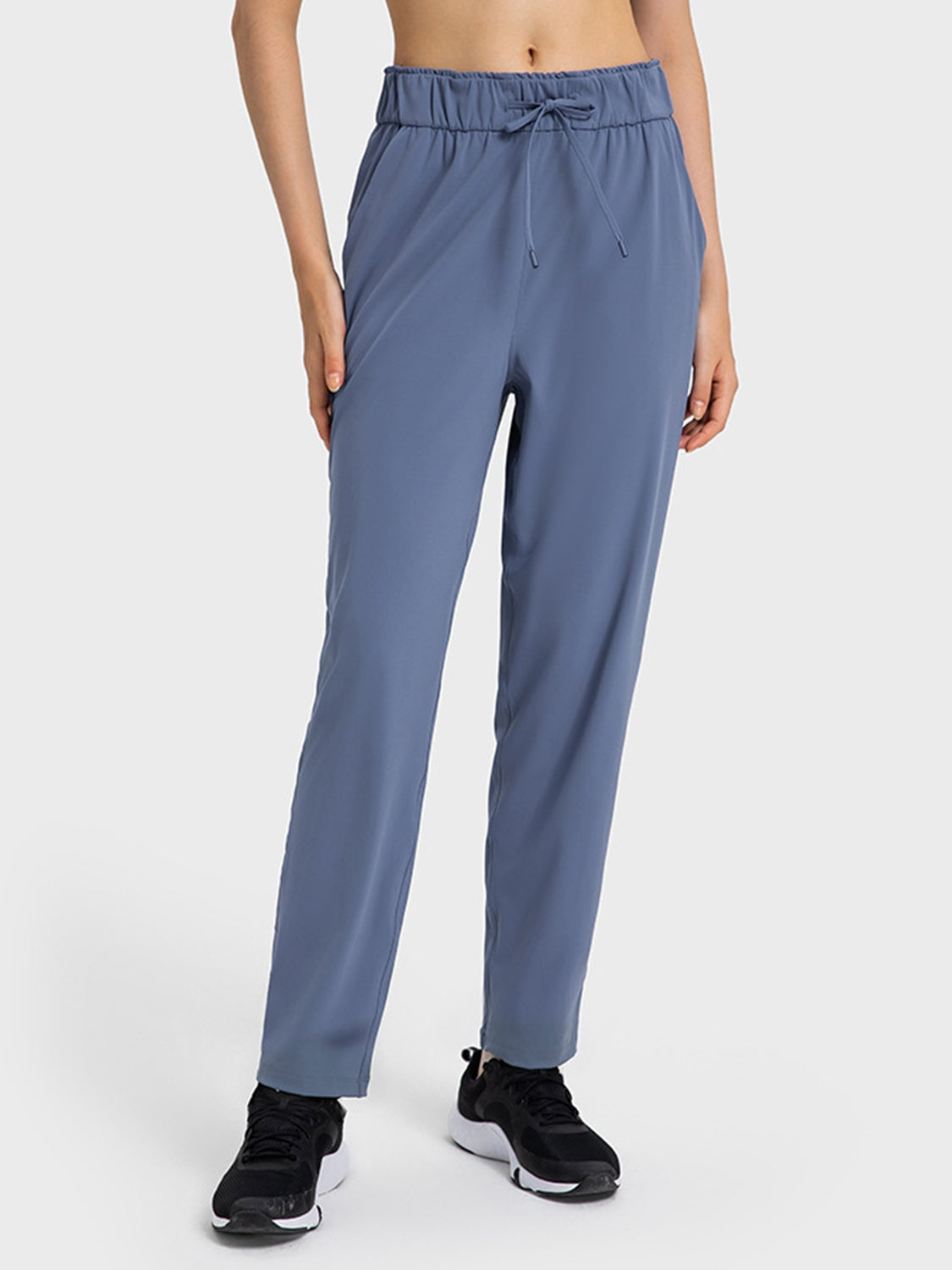 Drawstring Sport Pants with Pockets